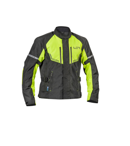 Текстилно мото яке Lindstrands Lomsen Black/HV yellow