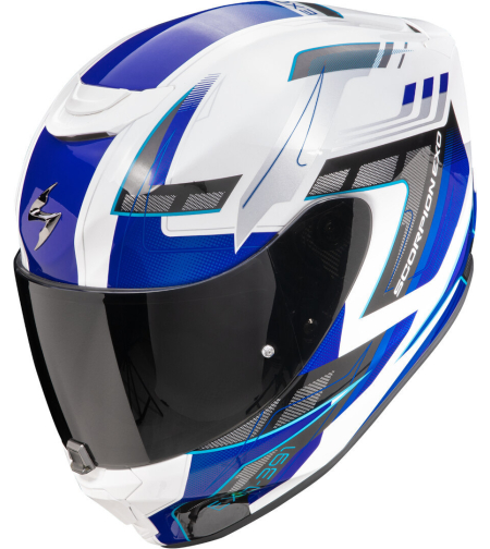 Каска SCORPION EXO 391 Captor WHITE/BLUE