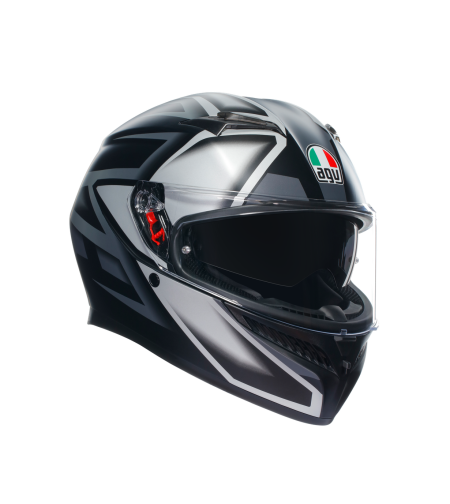 КАСКА  AGV K3 COMPOUND MATT BLACK/GREY