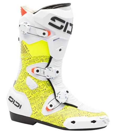 Мото ботуши SIDI MAG-2 AIR WHITE/YELLOW