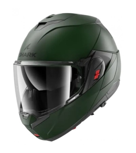 Модуларна каска SHARK OXO Mat Dark Green Matt