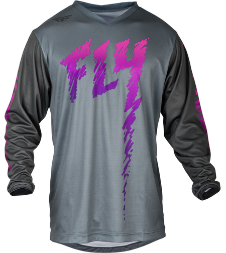 Детска мотокрос блуза FLY RACING F-16 Riding - Grey/Charcoal/Pink
