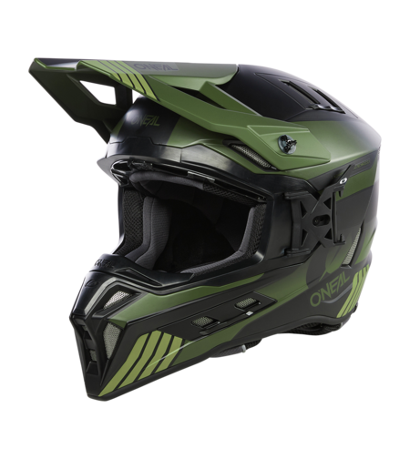 Ендуро каска O'NEAL EX-SRS HITCH BLACK/OLIVE V.24