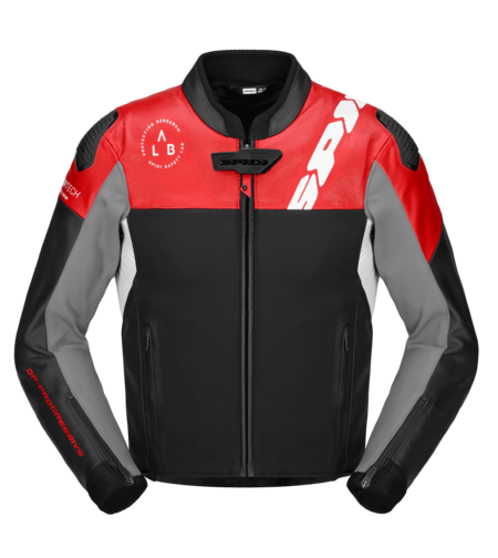 Кожено мото яке SPIDI DP PROGRESSIVE HYBRID PERFORATED Red