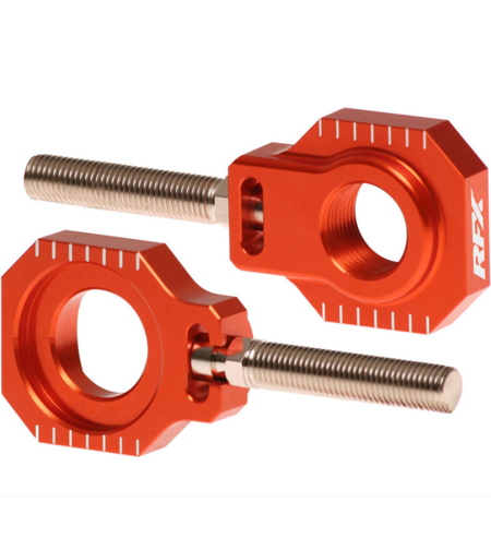 Блок втулка за задна ос RFX Pro Rear Axle Adjuster Blocks - Orange KTM/HUSQ/GASGAS 50