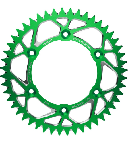 Заден пиньон RFX Pro Series Elite GREEN Aluminium Rear Sprocket KDX 200 - 520 46T