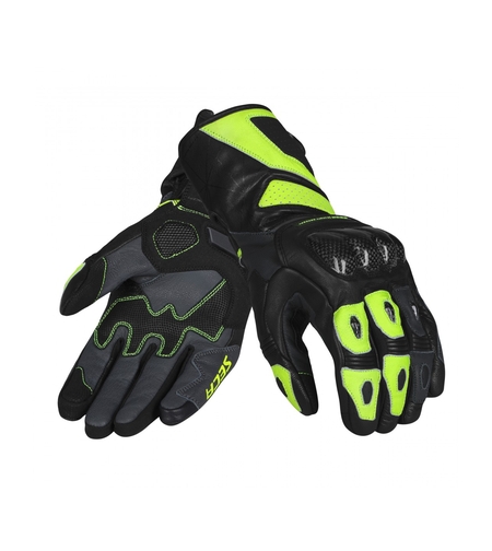 Кожени мото ръкавици SECA ATOM YELLOW