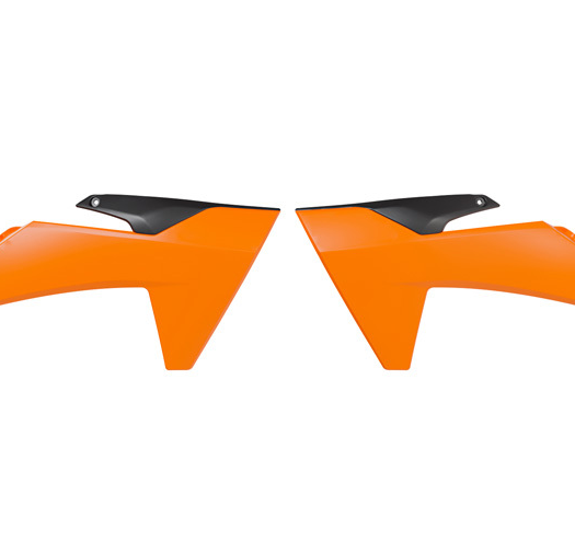 Пластмасови капаци за радиатор RACETECH Radiator Covers (Orange) KTM SX 65 24-25