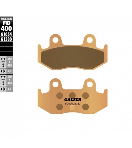 Задни мото накладки Galfer SINTERED SCOOTER COMPOUND FD400G1380
