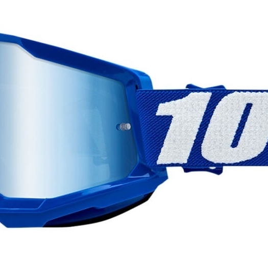 Мотокрос очила 100% STRATA2 BLUE-MIRROR BLUE