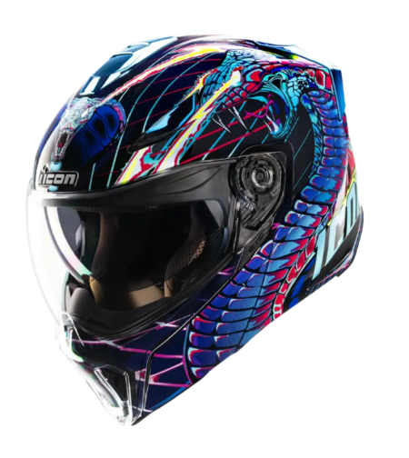 Отваряема каска ICON Threshold™ Synthwave Lazer Cobra Modular