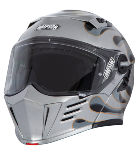 Каска SIMPSON Darksome Wildfire Grey