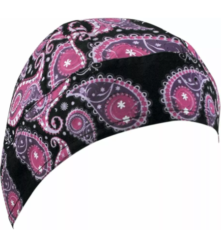 Кърпа за глава FLYDANNA PURPLE PAISLEY