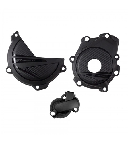 Комплект предпазители за двигател KTM SMR 450 HUSQVARNA FC/FS 450 Black