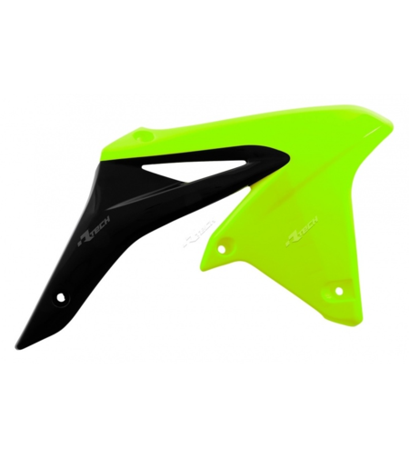 Пластмасови капаци за радиатор RACETECH Radiator Covers Neon Yellow/Black Suzuki RM-Z250 10-18