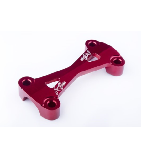 Скоба за кормило KITE UPPER BAR CLAMP 28 Red