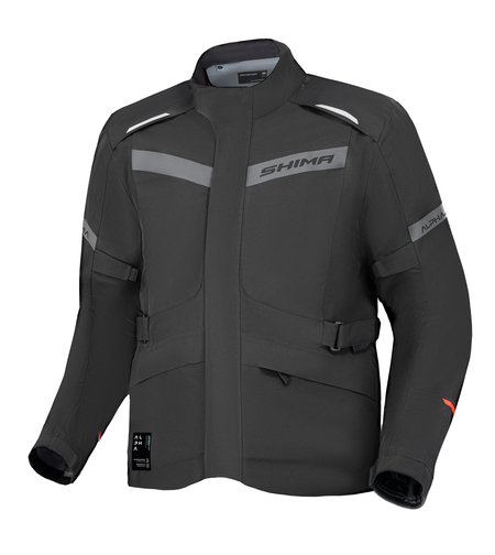 Текстилно мото яке SHIMA ALPHA BLACK