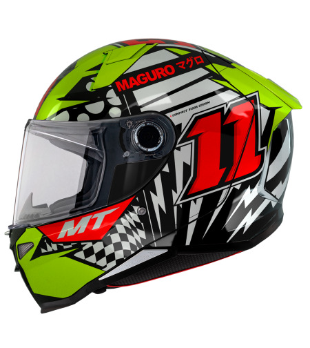 Каска MT REVENGE 2 A3 SERGIO GARCIA GLOSS FLUO YELLOW