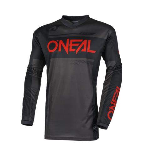 Детска мотокрос блуза O'NEAL ELEMENT RACEWEAR BLACK/GRAY/RED V.25