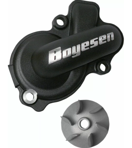 Комплект капак на водната помпа и работно колело BOYESEN COVER/IMP WATER PUMP Black