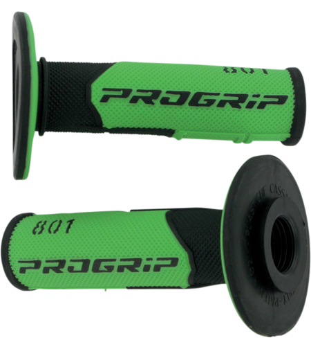 Мотокрос ръкохватки PROGRIP 801 Hybrid Duo-Density BLACK/GREEN