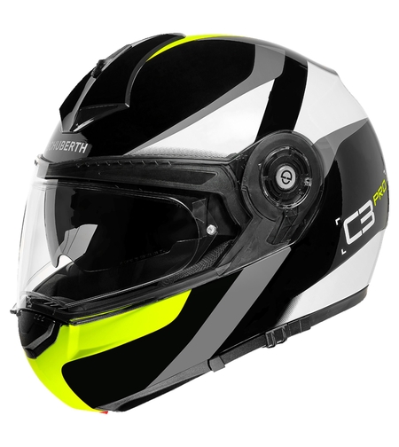 Мото каска SCHUBERTH C3 PRO SESTANTE YELLOW GLOSS