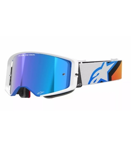 Мотокрос очила ALPINESTARS SUPERTECH CORP BLUE/OR MIRROR-BLUE