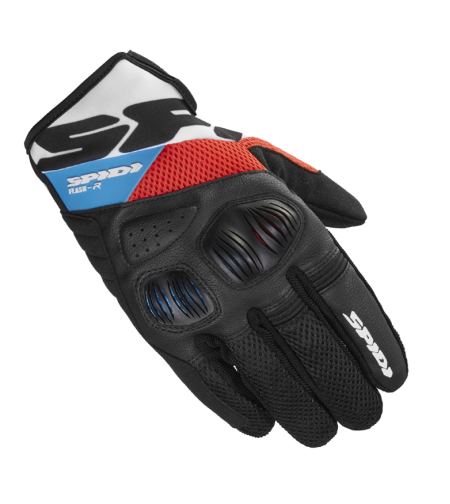 Мото ръкавици SPIDI FLASH-R EVO RED/LIGHT BLUE