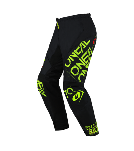 Мотокрос брич O'NEAL ELEMENT STATIC BLACK/NEON YELLOW V.25