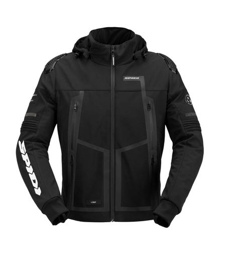 Текстилно мото яке SPIDI HOODIE WARRIOR H2OUT BLACK