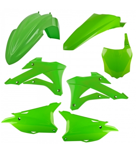 Комплект пластмаси POLISPORT Standard Plastic Kit Kawasaki KX 85/100/112 (2022-24) OEM