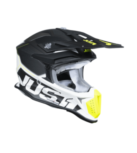 Mотокрос каска Just1 J-18 F Hexa Fluo Yellow/Black/White