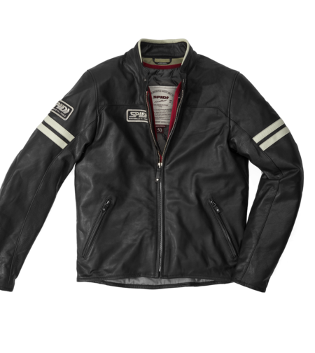 Кожено мото яке SPIDI VINTAGE Ice/Black
