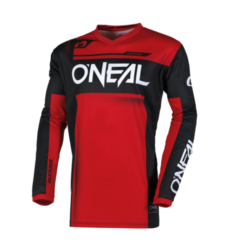 Мотокрос блуза O`NEAL ELEMENT RACEWEAR BLACK/RED V.25