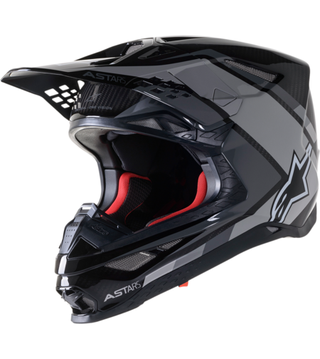 Мотокрос каска ALPINESTARS SM10 Carb BLACK/GRAY