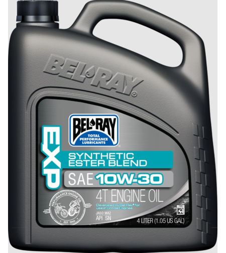 Масло BEL-RAY EXP Synthetic Ester Blend 4T 10W-30 4L