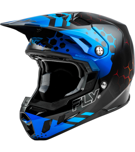 Мотокрос каска FLY RACING Formula CC Tektonic - Black/Blue/Red