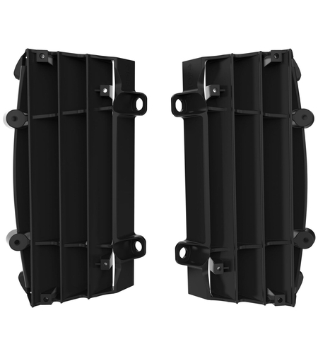 Преден предпазител за радиатор POLISPORT KTM -2016-20 /  2017-20 / 2017-19 HUSQVARNA - 2016-20 / 2017-20 BLACK