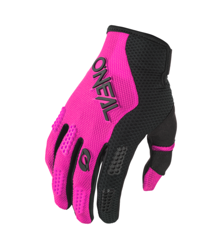 Дамски мотокрос ръкавици O'NEAL ELEMENT RACEWEAR BLACK/PINK V.24