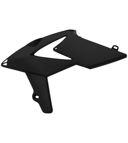 Пластмасови капаци за радиатор Polisport BETA RR250/300 2ST(13->)350/400/450 4ST(13->)  - 2013-19 Black