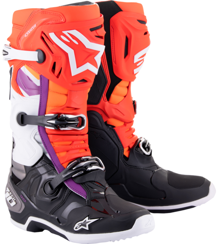 Мотокрос ботуши ALPINESTARS TECH 10 BK/RD/OR/WT