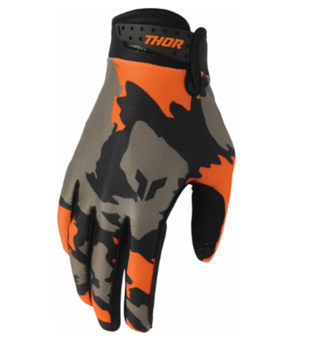 Mотокрос ръкавици THOR LAUNCHMODE HUNTER ORANGE/BLACK