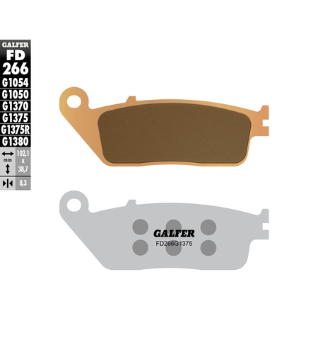 Предни мото накладки Galfer SINTERED COMPOUND FD266G1375