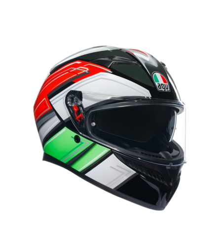 КАСКА  AGV K3 - WING BLACK/ITALY