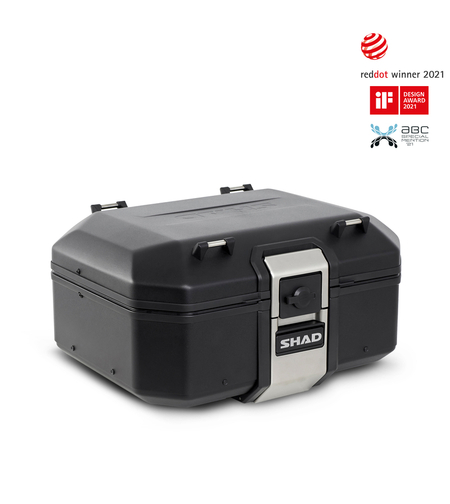Алуминиев мото куфар SHAD TR37 Черен - 37 литра