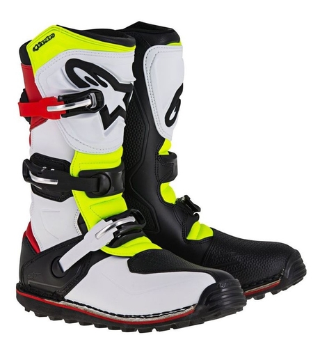 Ботуши ALPINESTARS TECH-T White/Red/Fluo yellow/Black
