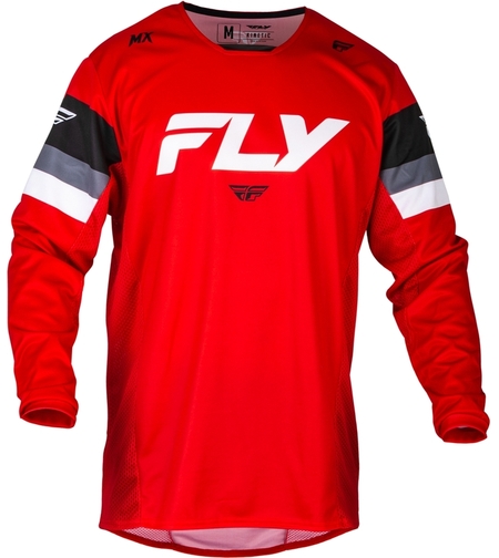Мотокрос блуза FLY RACING Kinetic Prix- Red/Grey/White