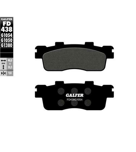 Задни мото накладки Galfer SEMI METAL FD438G1054