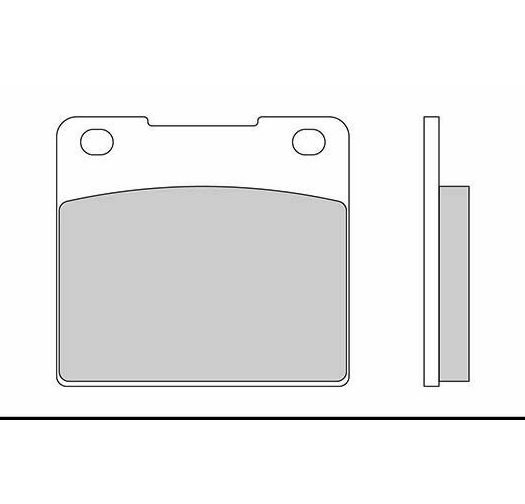 Задни мото накладки Galfer SEMI METAL FD022G1054