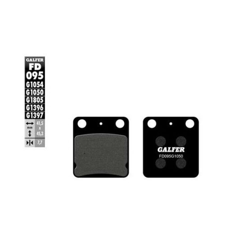 Предни/задни мото накладки Galfer SCOOTER FD095G1050